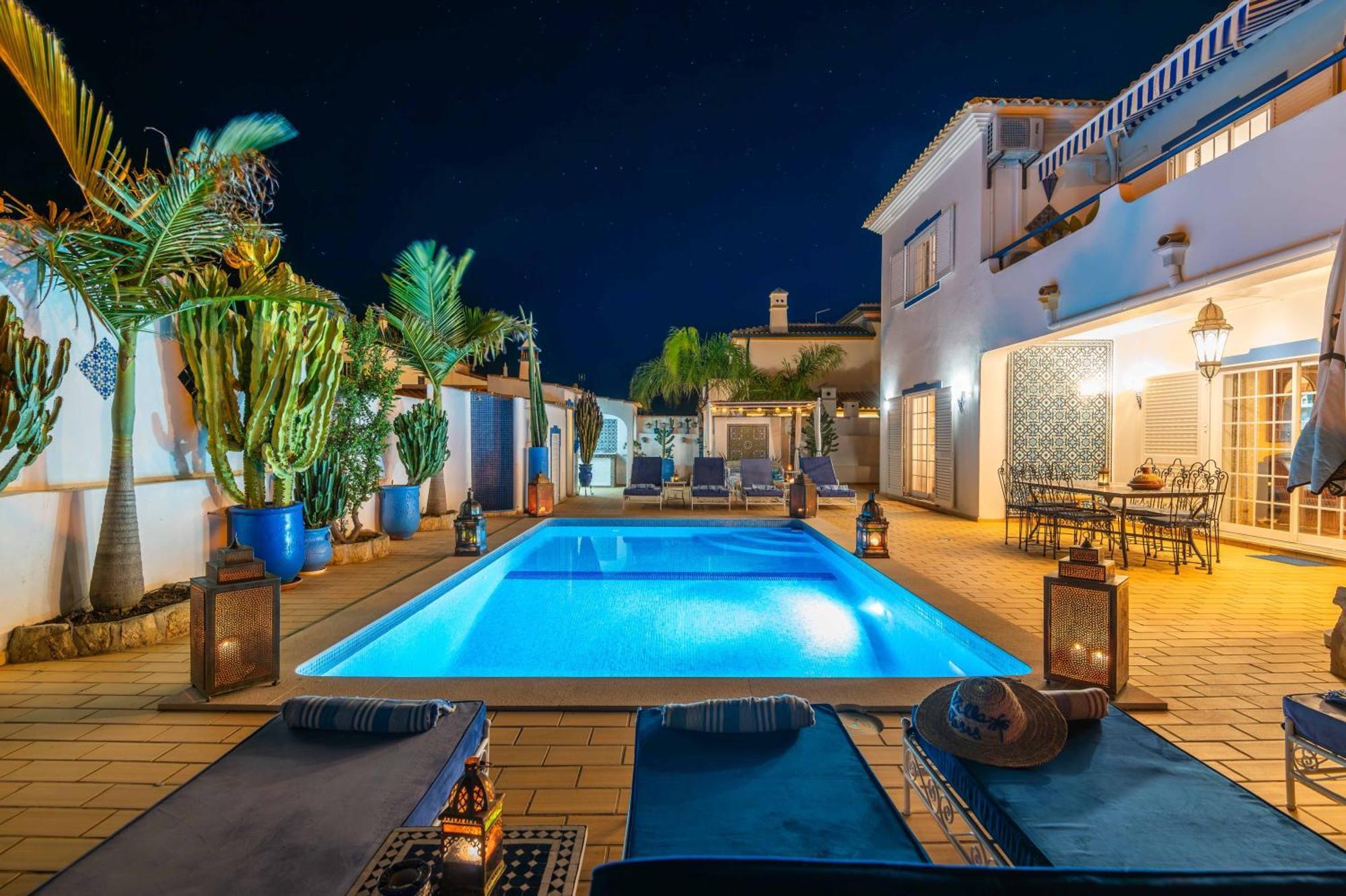 Villa Oasis Gale - Luxury Villa With Private Pool, Ac, Free Wifi, 5 Min From The Beach Albufeira Exterior foto